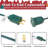 The Holiday Aisle® 100FT 50 LED Indoor Outdoor Christmas String Light For House Roof Patio Tree-1935961523