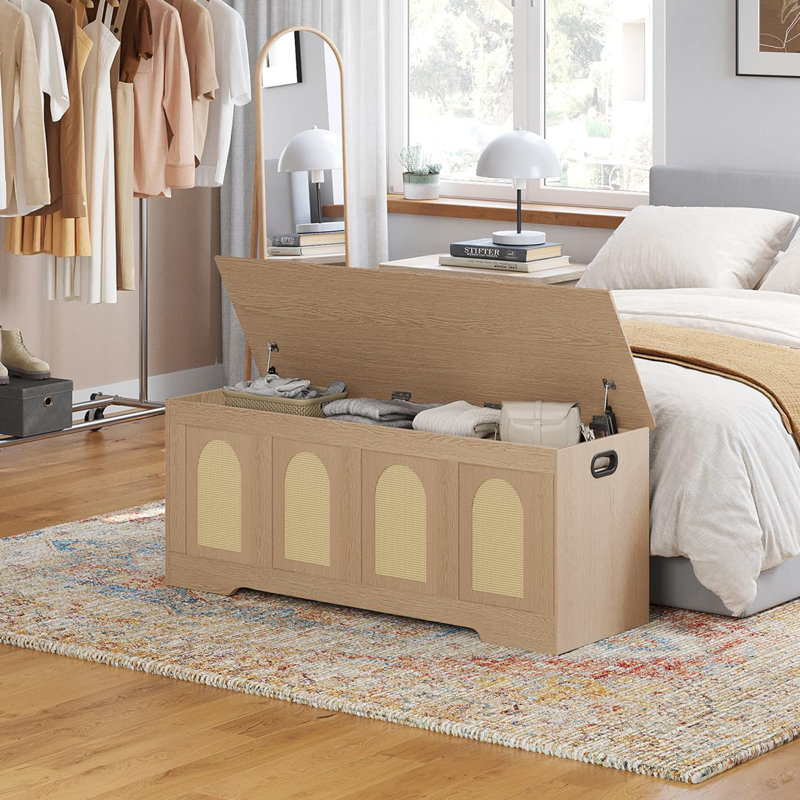 Coffre de rangement 47,2 po, Natural