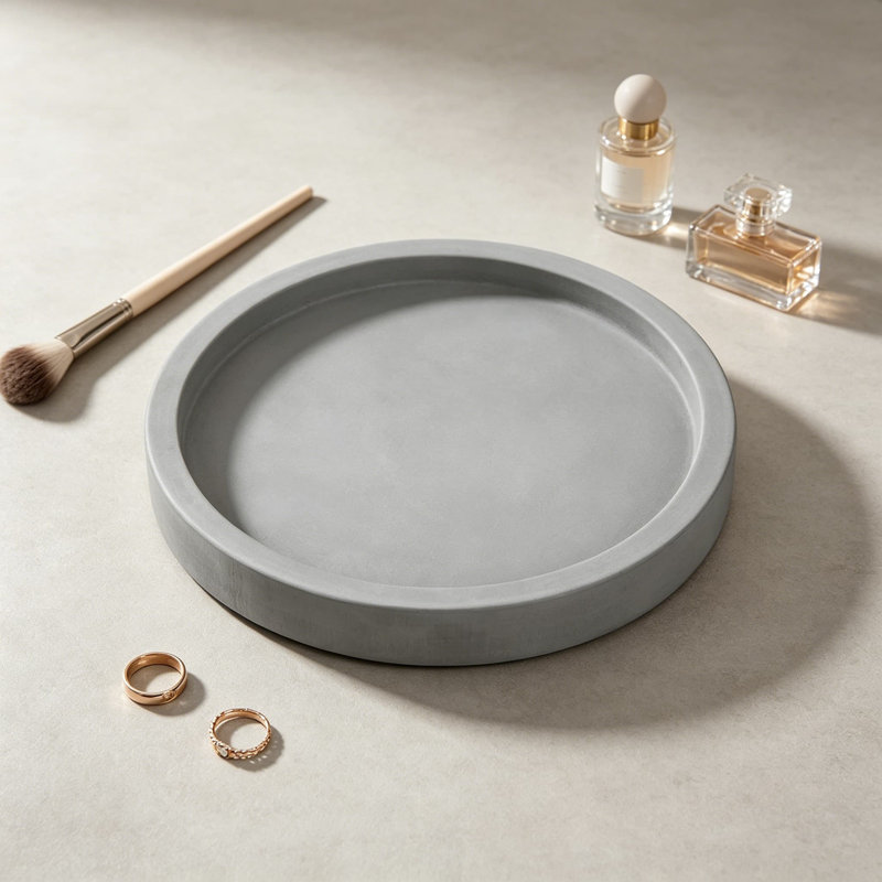 Plateau de meuble-lavabo rond Modern