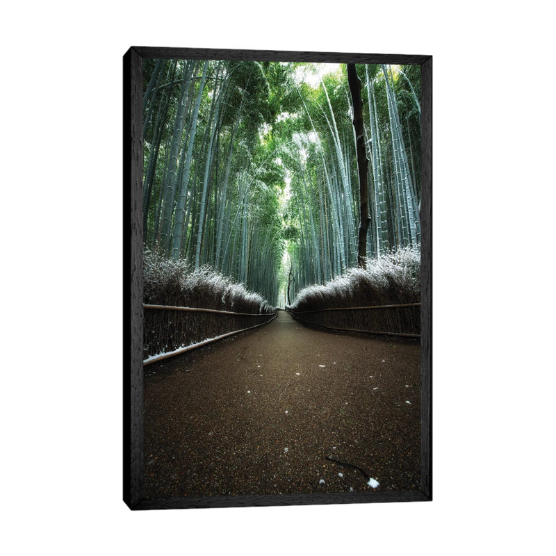 Winter in Japan V 1 Piece Wall Art on Canvas, 101.6cm H x 66.04cm W x 3.81cm D, Black Framed
