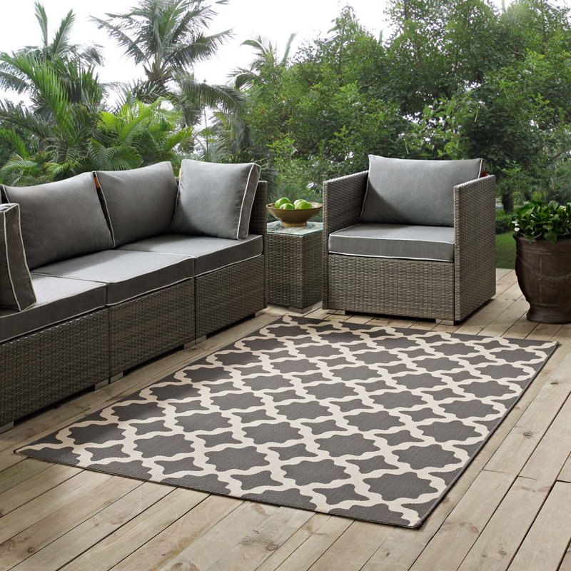Tapis intérieur et extérieur Modway Cerelia, Rectangle 8 pi x 10 pi