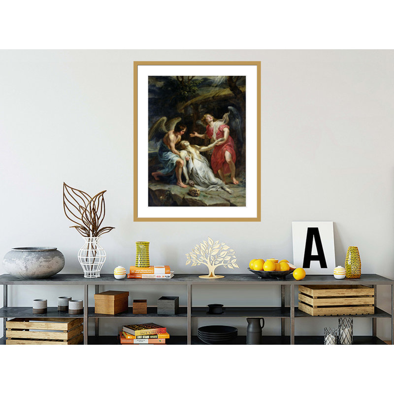 «Extase of Mary Magdalene» par Peter Paul Rubens, impression giclée encadrée, 41,5 po H x 32,94 po L