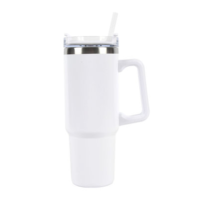 Envie Hydration 30 oz. Insulated Stainless Travel Tumbler Mug with Straw