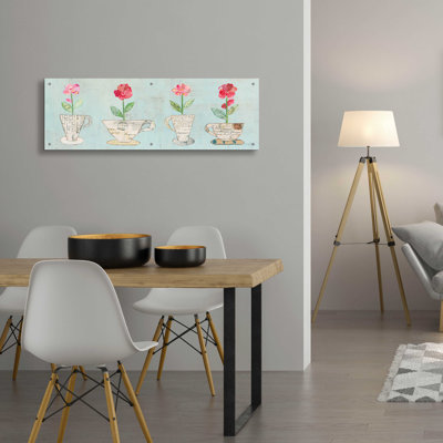" Teacup Floral V " by Courtney Prahl