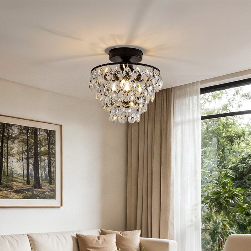 Flush Mount, black