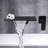 Concealed waterfall faucet