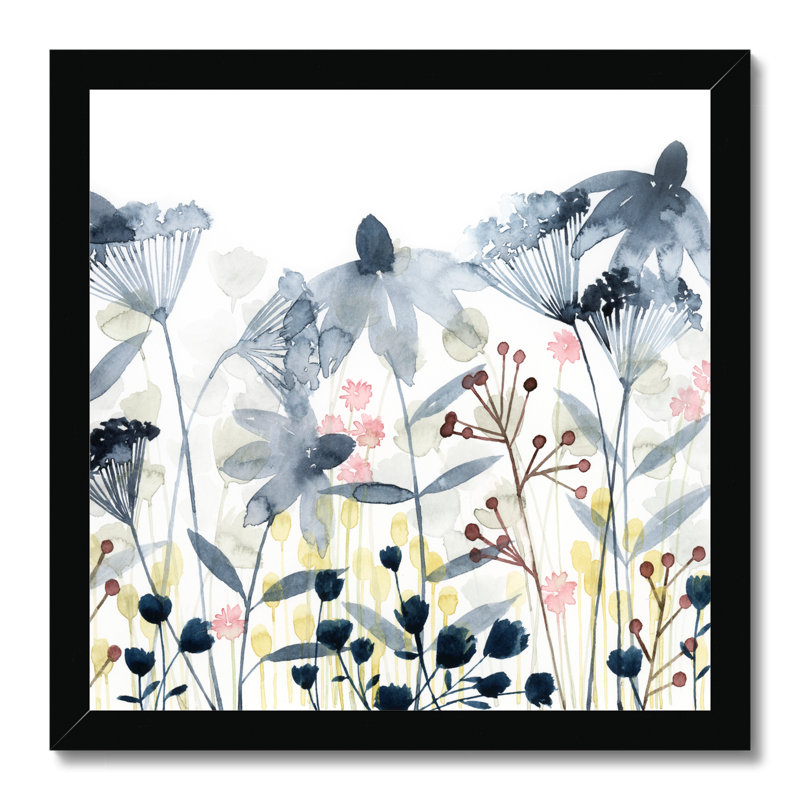 Layered Gardens II by Grace Popp - Painting, Black Framed Paper Print, 34cm H x 34cm W