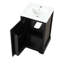 Meuble-lavabo de 20 po avec lavabo, armoire de salle de bain avec porte à fermeture douce, support de rangement et tablette réglable-122274309