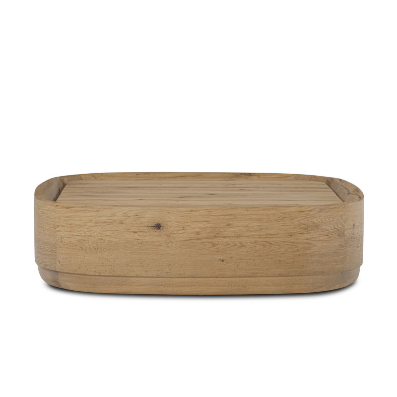 Leandro Coffee Table-Natural Reclaimed French Oak, Natural Reclaimed French Oak