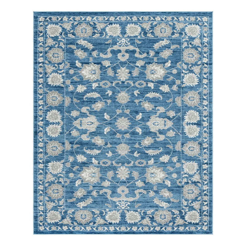 Tapis bleu Myatt, Rectangle 7 pi 10 po x 10 pi