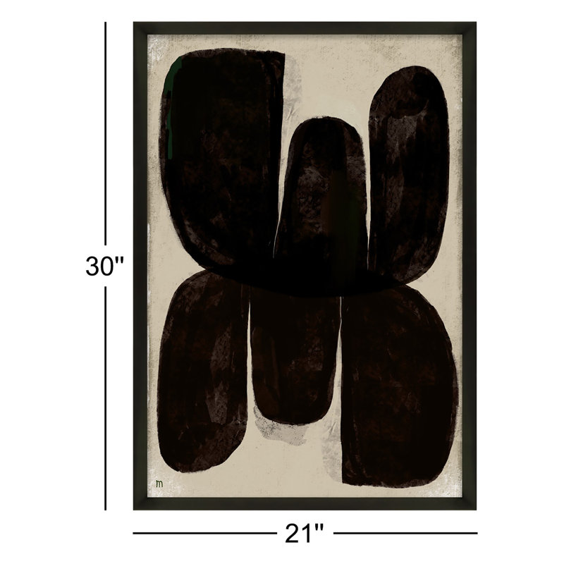 Night Butterfly Print by StudioM, Black, 30" H x 21" W x 1.25" D