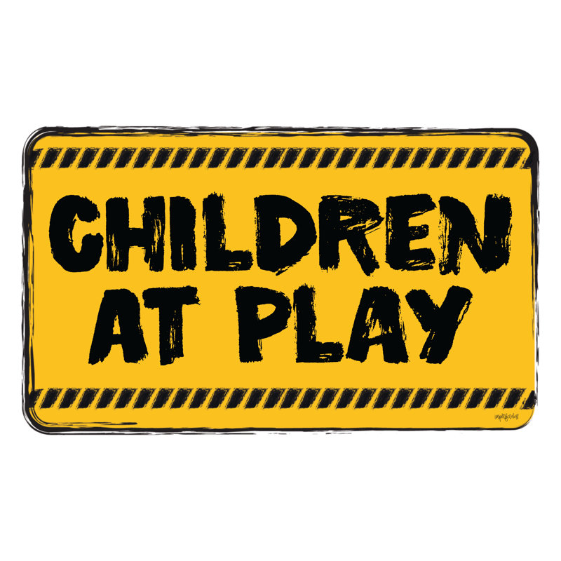 «Children At Play On Canvas» par Imparfect Dust Print, H 8 po x l 12 po
