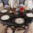 Luxury Round Marble Dining Table Sets-108072294