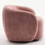 Fauteuil demi-tonneau pivotant rembourré Munehito-986386219