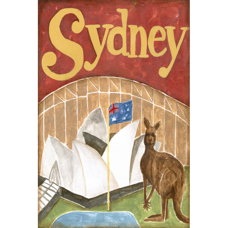 Sydney - Art Prints on Canvas, 91cm H x 61cm W x 3.8cm D