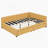 Full Upholstered Daybed with 2 Storage Drawers Sofa Bed Frame-1708571639