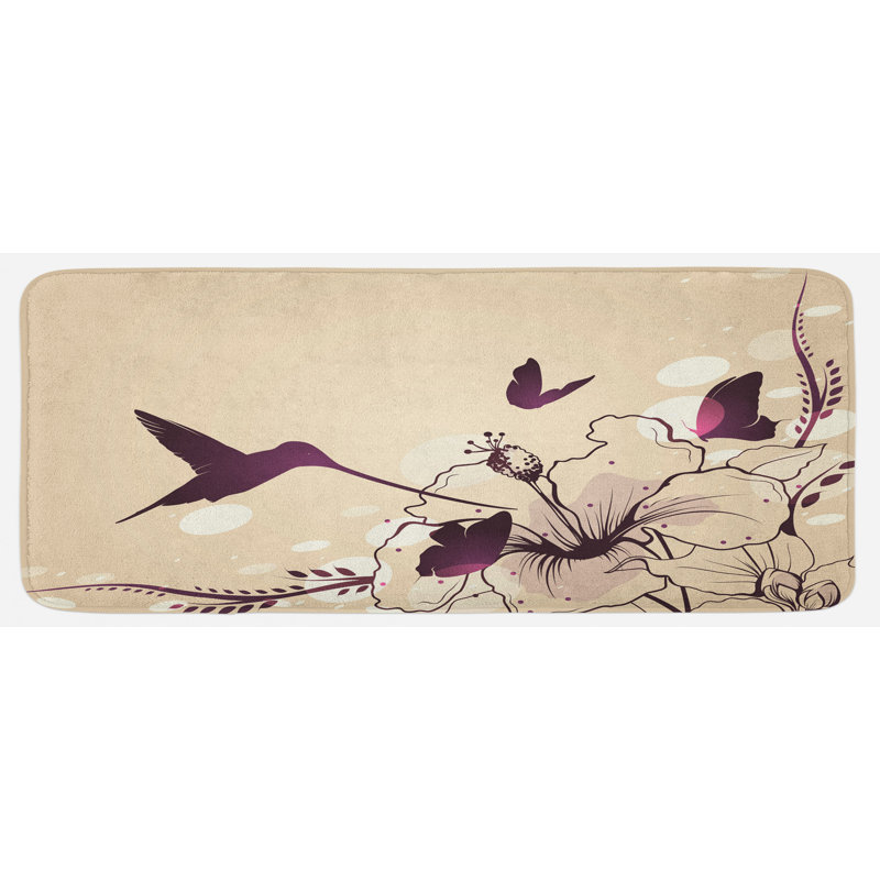 Tapis de cuisine oiseaux