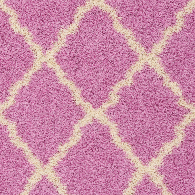 Alonnah Sgd-Dallas Shag Performance Geometric Rug, Rectangle 6' x 9'