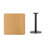 Jack Square Laminate Table Top with Table Height Base-1774157734-1774157742