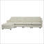 Canapé modulaire en tissu 4 places avec repose-pieds Cloud-2010363416
