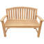 Banc de jardin en bois de teck massif Cato-1649987430