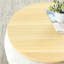 Repose-pieds rond avec rangement - Table de bout et repose-pieds 2 en 1-1704917473