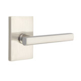 Flat Privacy (Bed & Bath) Door Lever with Rectangle Rosette