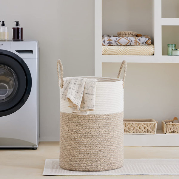 Dovecove Canvas Laundry Hamper with Handles | Wayfair