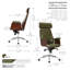 Fauteuil de direction de style Mid-Century Baver-1241945448