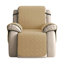 Housse matelassée et réversible pour fauteuil inclinable-50890290-50890887