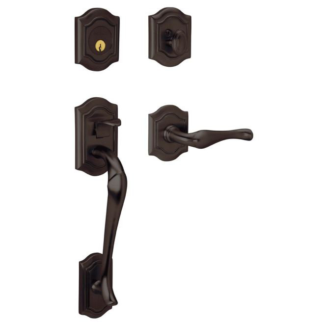 Complete Inactive Bethpage Dummy Handleset with Lever and Rosette