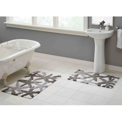 Sunbriar Cotton Blend Bath Rug