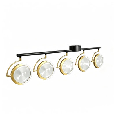 6‑Light Dimmable LED Fixed Track Lighting Kit