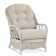 Chaise avec accoudoirs en rotin Everglade