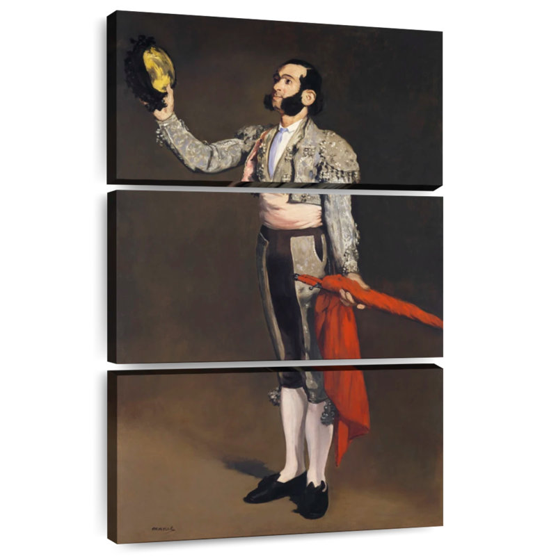 Leisha le Matador saluant 1866-1867, H 38 po x l 24 po