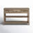 Nibbi 47" Console Table with Wood Frame and Legs, 3 Drawers and 2 Open Shelves Gray-1273093229