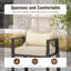 Patio Dining Chair Metal Rattan Chairs -2123359572