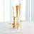 Triune Candleholder-Gold Leaf