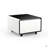 Smart Side Table With Built-In Fridge, Wireless Charging, Temperature Control, Power Socket, USB Ports, Outlet Protection, Induction Light