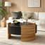 Table basse 31,5 po à rayures colorblock moderne avec rangement rabattable pour salon, appartement, bureau, facile à assembler-1765752954-1765752955