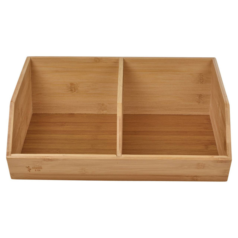 Bosonohy Bamboo Makeup Organiser