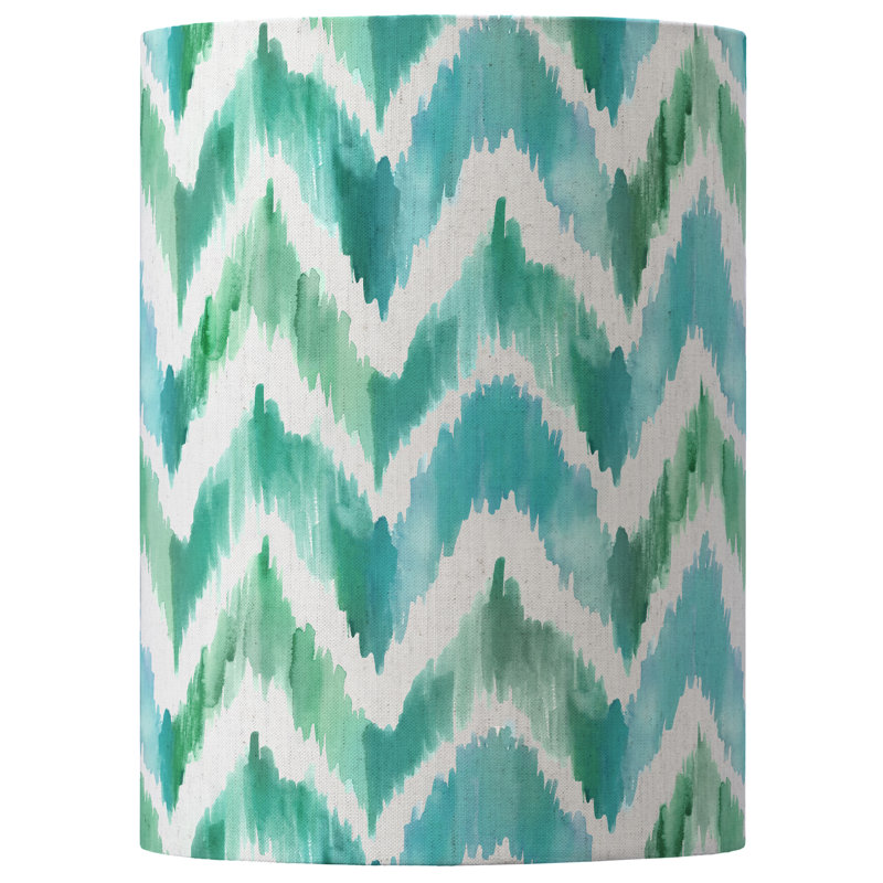 Cotton Round Lamp Shade, Purple, 35cm H x 25cm W x 25cm