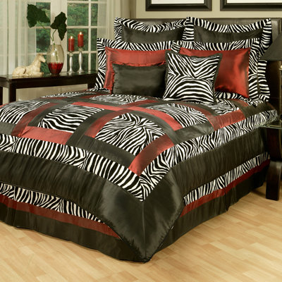 Ensemble d'édredon 8 pièces Zebra