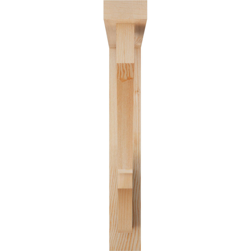 Support de bloc Balboa avec entretoise décalée, 24 x 24, Sapin Douglas de l 3 1/2 (lisse)