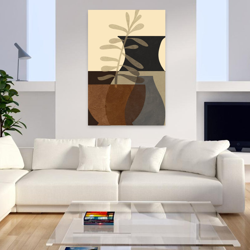 Art contemporain, art contemporain abstrait, H 48 po x l 32 po