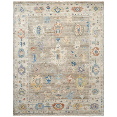 Colorburst Oushak Hand Knotted Area Rug