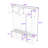 Hall Tree with Bench, Hooks and Storage Cabinets-129595282