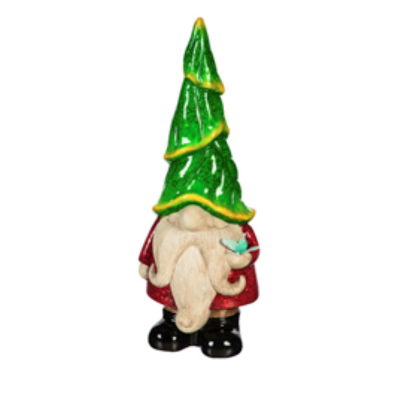 Statue de jardin gnome en céramique Nwaba