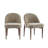 Westin Mid-Century Modern Fabric Upholstered Dining Chair With Iron Frame And Tapered Legs-1096047745