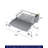 Extendable Dish Drying Rack - Adjustable Length 12.8"–21.0", Auto-Draining Dish Rack for Kitchen Counter, Rust-Resistant Metal Frame Over-Sink Support for Plates, Bowls & Utensils, Sliver Grey-123640037-123640039